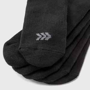 Mens Crew Cushion Athletic Socks 12pk - All In Motion Black Sizes 6-12